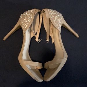 Nine West Crystal Heeled Sandals